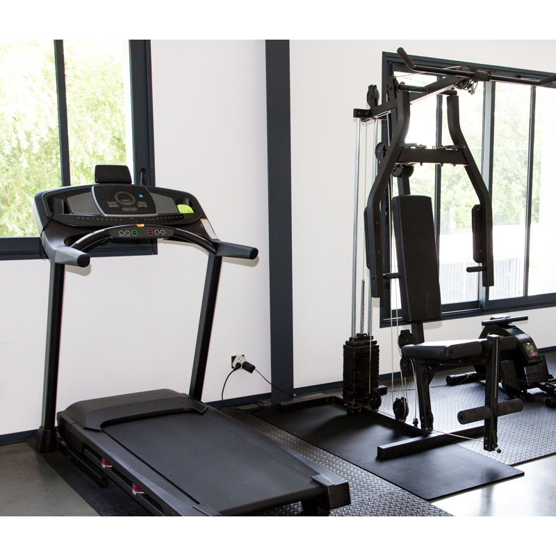 WF Athletic Supply Extra Thick Interlocking Exercise Foam Mats, 3/4